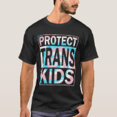 T-shirt Protéger les enfants trans LGBTQ Tie Dye Transgenr (Devant)