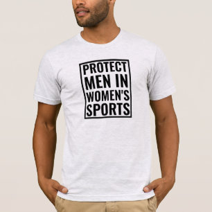 T-shirt Protéger les hommes dans les sports féminins
