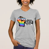 T-shirt Protéger les jeunes homosexuels - Progrès Pride Po (Devant)