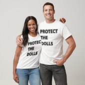 T-shirt protéger les poupées (Unisexe)