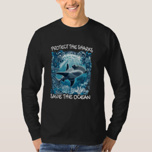 T-shirt Protéger Les Requins Sauver L'Océan - Protéger Le