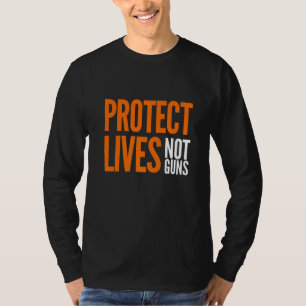 T-shirt Protéger les vies et non les armes Arrêter la viol