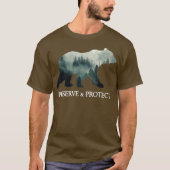 T-shirt Protéger l'ours Préserver le changement climatique (Devant)