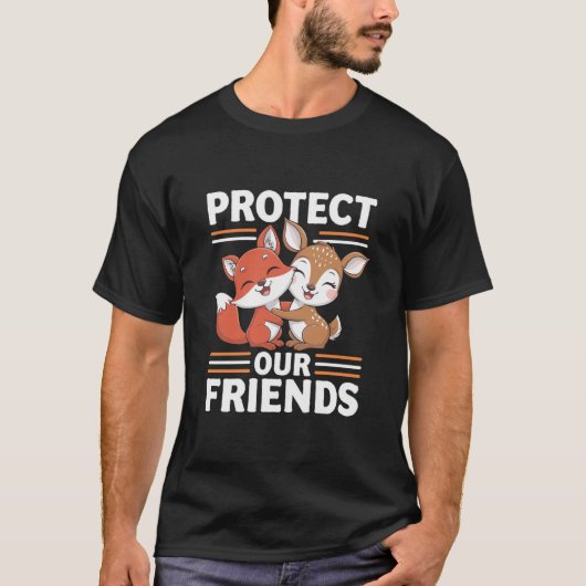 T-shirt Protéger nos amis (Devant)