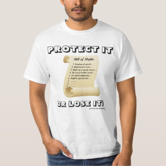 T-shirt Protéger notre déclaration des droits