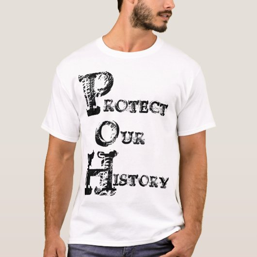 T-SHIRT PROTÉGER NOTRE HISTOIRE (Devant)