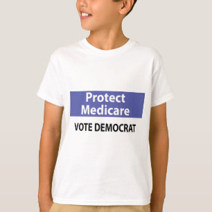 T-shirt Protégez Assurance-maladie : Votez Démocrate !