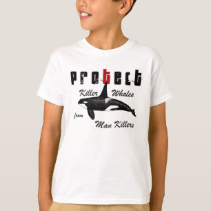 T-shirt Protégez les épaulards contre des tueurs de