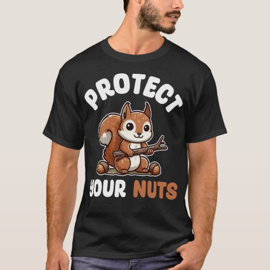 T-shirt Protégez vos noix (Devant)