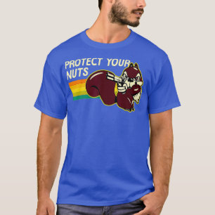 T-shirt Protégez vos noix Funny Squirrel Pun National