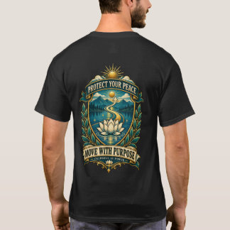 T-shirt Protégez Votre Paix Avancez Avec Un But
