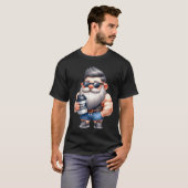 T-shirt Protéine de Whey Gnome Papa Funny Bodybuilder Grap (Devant entier)