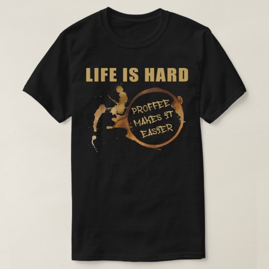 T-shirt Protéine Proffee Et Café238 (Design devant)