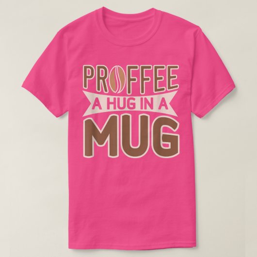 T-shirt Protéine Proffee Et Café240 (Design devant)