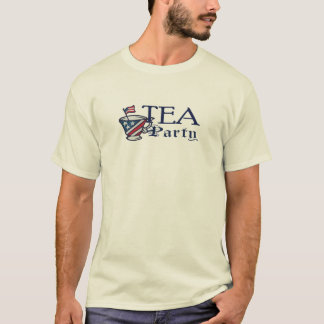 T-shirt Protestation politique de drapeau de thé