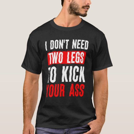 T-shirt prothèse jambe et jambe amputée conception pour am (Devant)