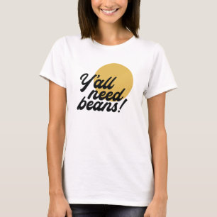 T-shirt Protocole de haricots rétro 'Y'all Need Beans'