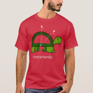 T-shirt Protracturtle Funny Math Turtle