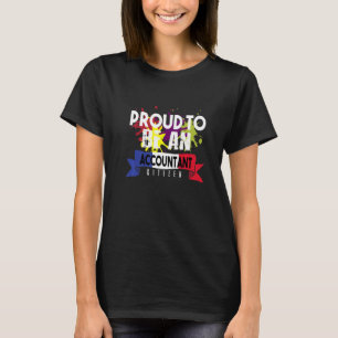 T-shirt Proud Accountant Citizen Profession de career