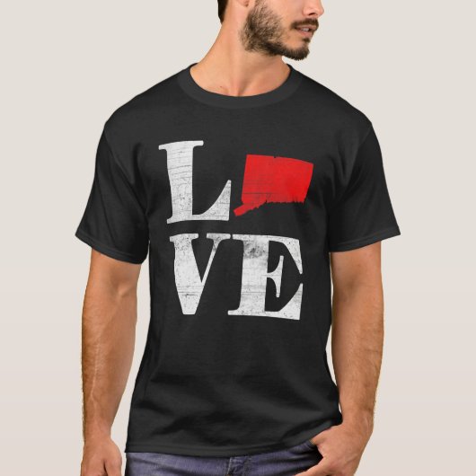 T-shirt Proud America Citizen State Flag Land Map Love Con (Devant)