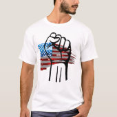 T-SHIRT PROUD AMERICAN (Devant)