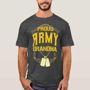 T-shirt Proud Army Grandma Military Pride