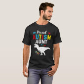 T-shirt Proud Autism Aunt Family Matching Autism Awareness (Devant entier)