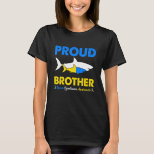 T-shirt Proud Brother Shark Down Syndrome Awareness T21