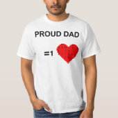T-shirt Proud Dad of a Brilliant Software Engineer (Devant)