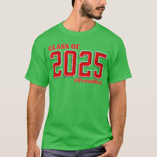 T-shirt Proud Dad Of A Class Of 2025 Graduate 2025 Senior 