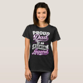 T-shirt Proud Dad Of An Asexual Legend Cute Ace Proud Par (Devant entier)