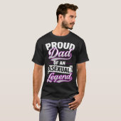 T-shirt Proud Dad Of An Asexual Legend Cute Ace Proud Par (Devant entier)