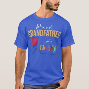 T-shirt Proud Grandfather of a Nurse Nursing Venin 