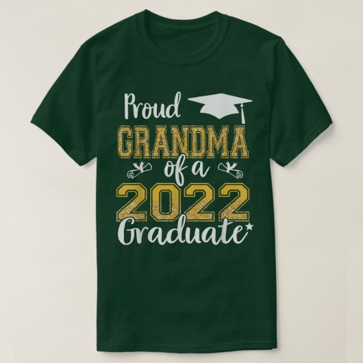 T-shirt Proud Grandma Of A 2022 (Design devant)