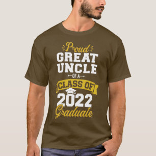 T-shirt Proud great uncle class of 2022 graduate senior gr