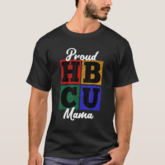 T-shirt Proud HBCU Mom Vintage (Devant)