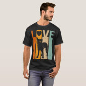 T-shirt Proud Love Australian Cattle Dog Amoureux des chie (Devant entier)