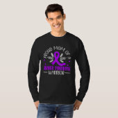 T-shirt Proud Mom Of A Turner Syndrome Warrior Support Squ (Devant entier)