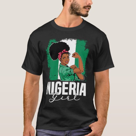 T-shirt Proud Of My Nigerian Roots Nigeria BHM BLM Pride A (Devant)