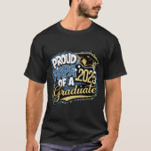 T-shirt Proud Papa d'un diplômé de 2025 (Devant)