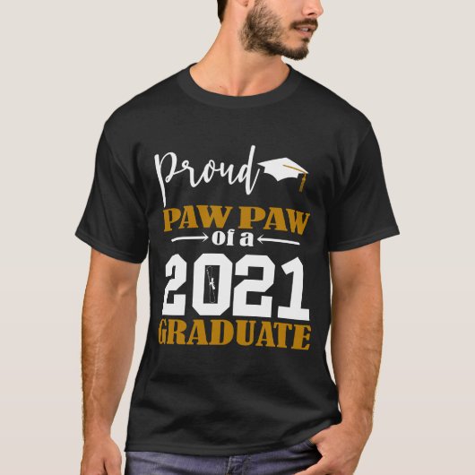 T-shirt Proud Paw Paw d'un Blancs 2021 (Devant)