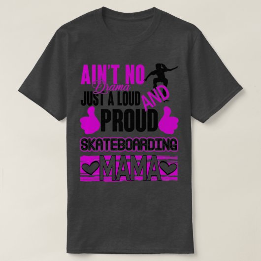T-shirt Proud Skateboard (Design devant)