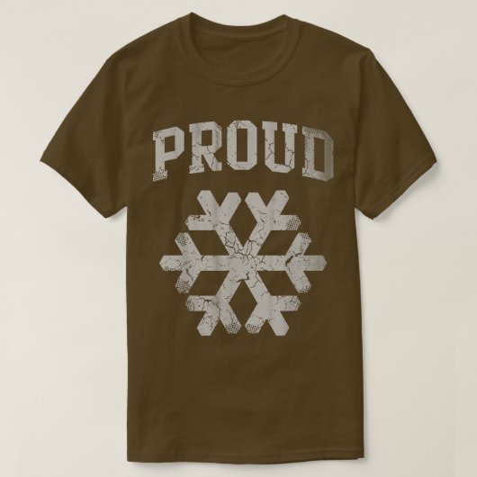 T-shirt Proud Snowflake (Design devant)