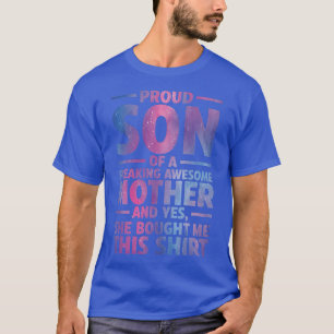 T-shirt Proud son of a freaking mother soninlaw