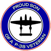 T-shirt Proud Son of a P-38 Veteran