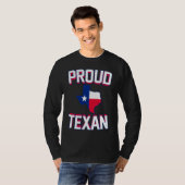 T-shirt PROUD TEXAN  Texas born state TX hometown pride st (Devant entier)