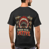 T-SHIRT PROUD TO BE NATIVE (Dos)