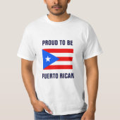 T-shirt Proud to Be Puerto Rican (Devant)