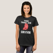 T-shirt Proud Tummy ache survivor 4 (Devant entier)