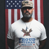 T-shirt Proud Veteran Eagle 